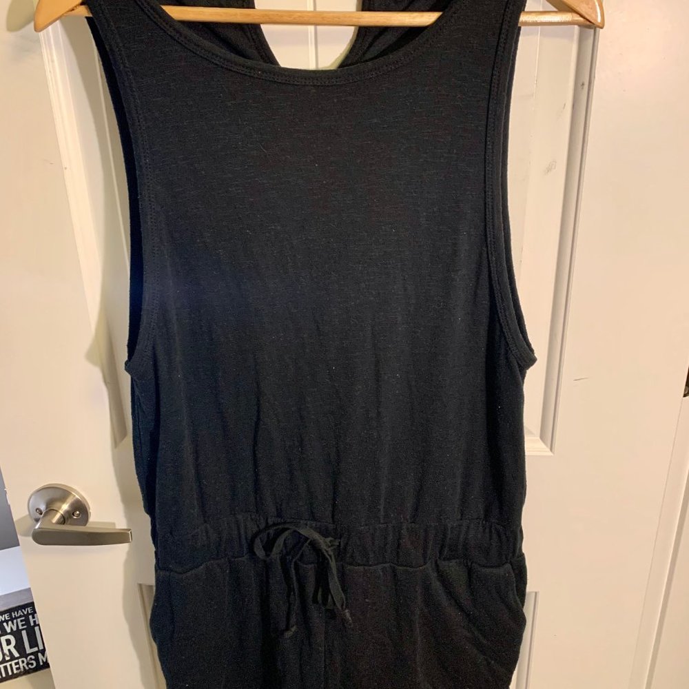 Overall Shorts, Color Black, Brand Threads/ L